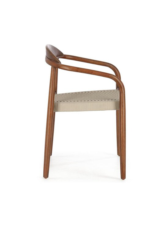 Kave Home - Nina-tuoli pähkinä/beige - BEIGE | Stockmann - photo 3