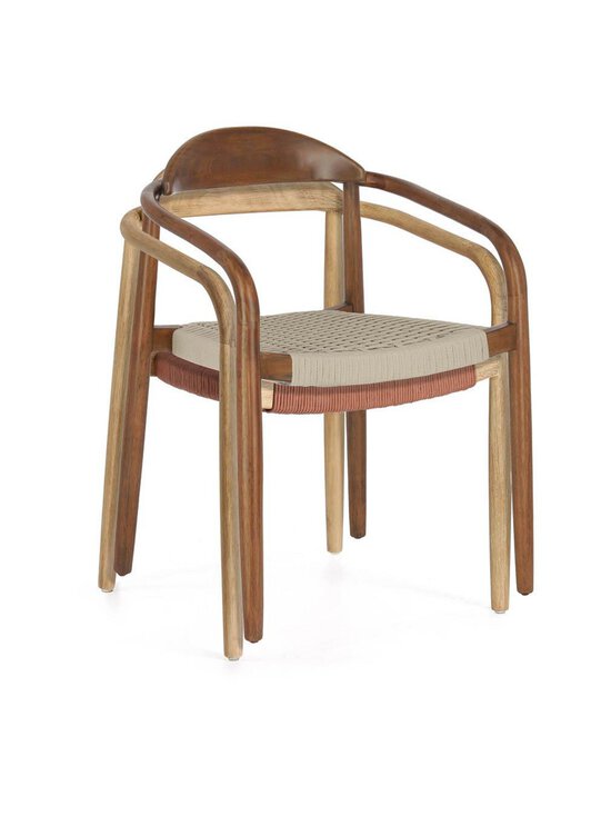Kave Home - Nina-tuoli pähkinä/beige - BEIGE | Stockmann - photo 4