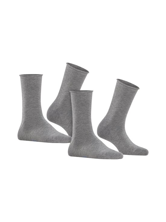Falke - Happy Rolltop -nilkkasukat 2-pack - 3390 LIGHT GREYMEL. - photo 3 Falke - Happy Rolltop -nilkkasukat 2-pack - 3390 LIGHT GREYMEL. | Stockmann - photo 3