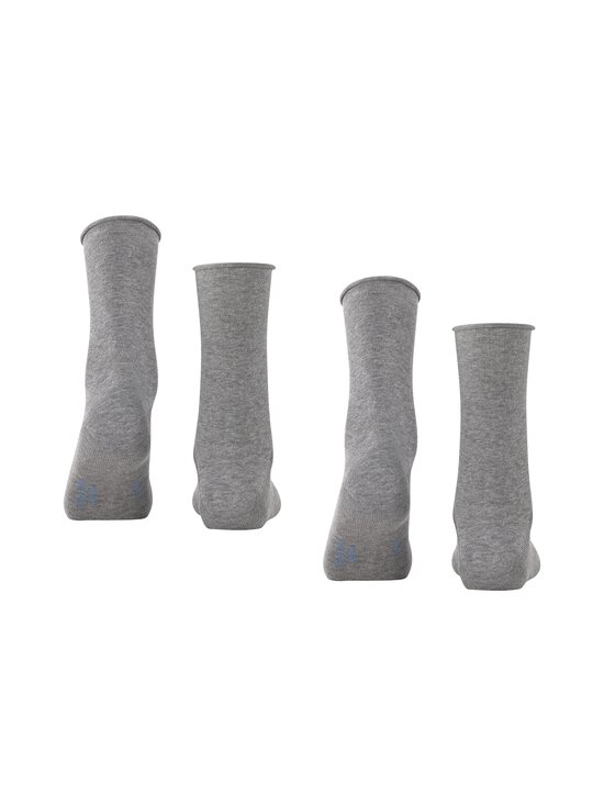 Falke - Happy Rolltop -nilkkasukat 2-pack - 3390 LIGHT GREYMEL. - photo 5 Falke - Happy Rolltop -nilkkasukat 2-pack - 3390 LIGHT GREYMEL. | Stockmann - photo 5