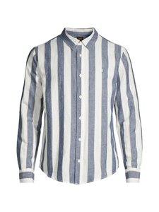 Lee - Long Sleeve Regular -kauluspaita - ACADEMY BLUE STRIPE | Stockmann
