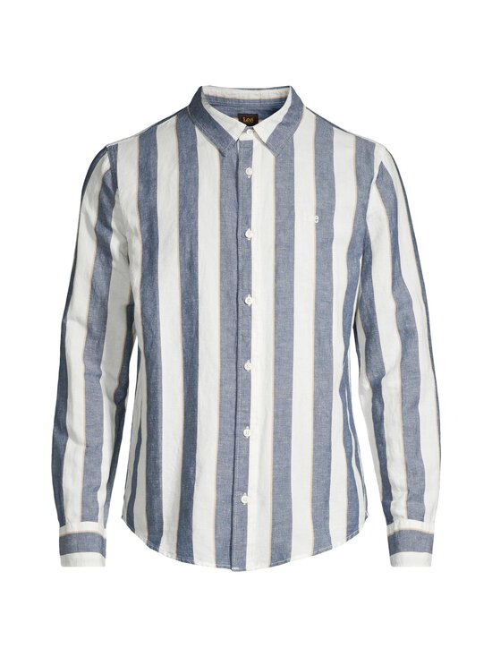 Lee - Long Sleeve Regular -kauluspaita - ACADEMY BLUE STRIPE | Stockmann - photo 1