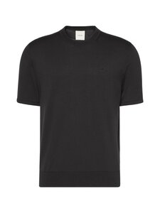 Calvin Klein Menswear - Supima Cotton Crew -lyhythihainen neulepaita - UB1 BLACK Calvin Klein Menswear - Supima Cotton Crew -lyhythihainen neulepaita - UB1 BLACK | Stockmann