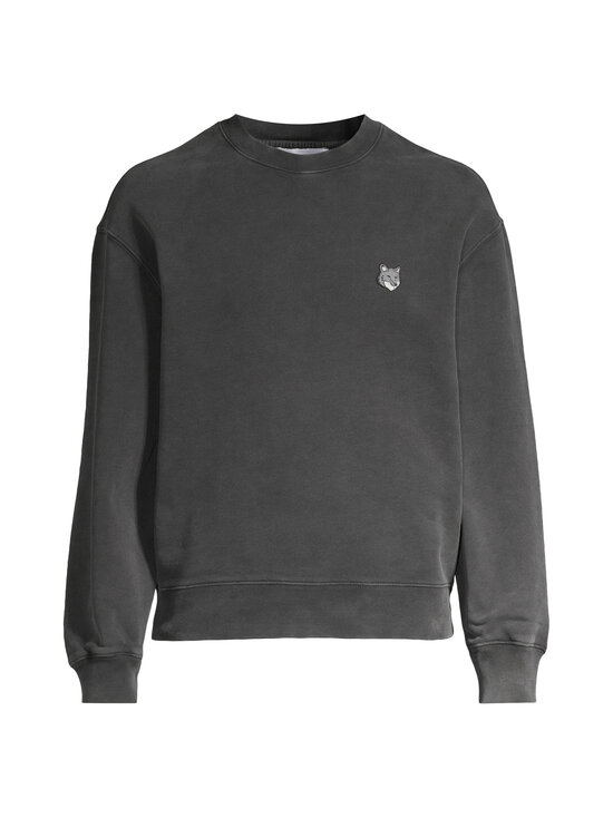 Maison Kitsuné - Fox Head Faded Comfort -collegepaita - BLACK FADED | Stockmann - photo 1