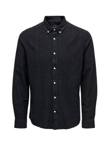 Only & Sons - Puuvilla-linase segust triiksärk OnsArlo - DARK NAVY | Stockmann