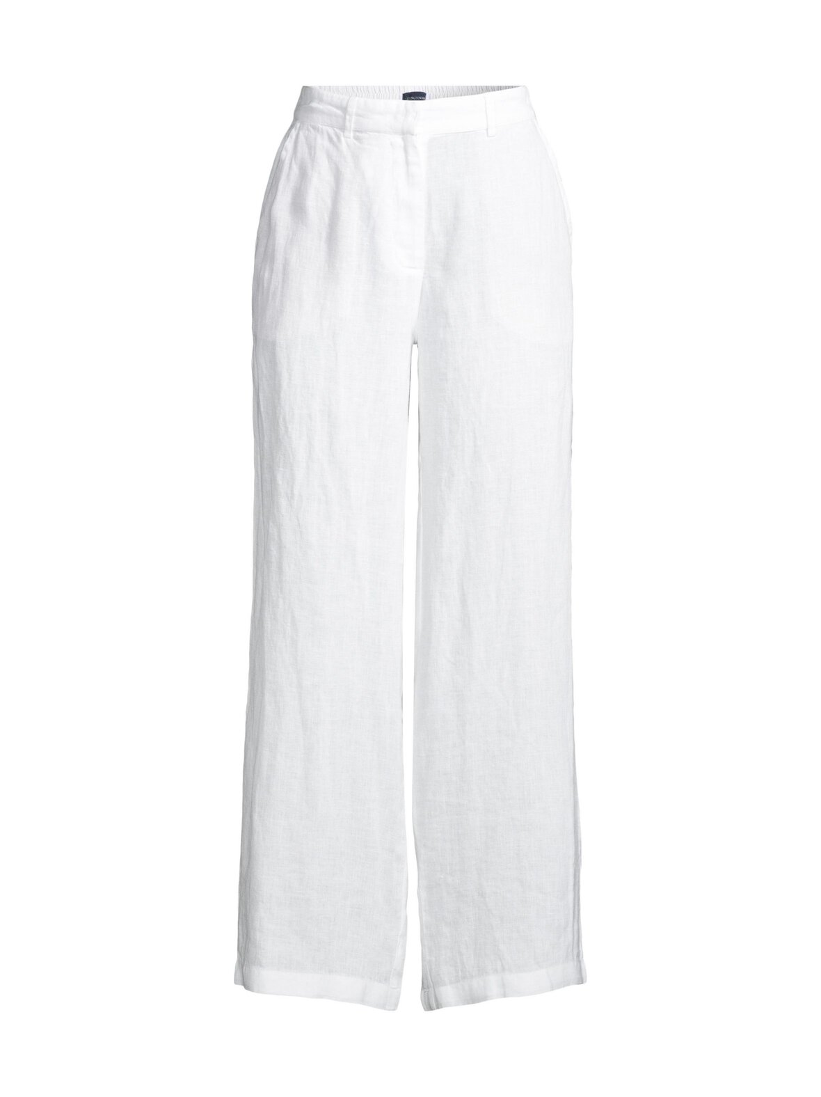 Mid-Waist Wide-Leg -pellavahousut