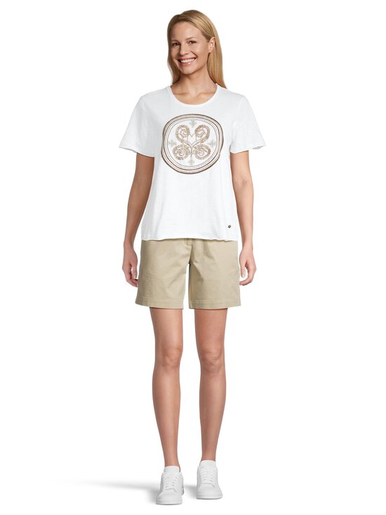 MOS MOSH - MMZano Embroidery t-krekls - 101 WHITE - photo 2 MOS MOSH - MMZano Embroidery t-krekls - 101 WHITE | Stockmann - photo 2