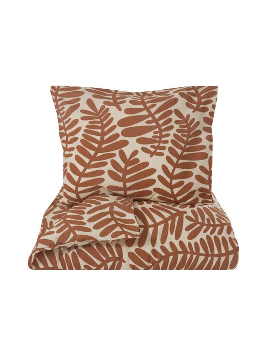 Casa Stockmann - Lehti-pussilakana - TERRA/WHITE COMBO | Stockmann - photo 3
