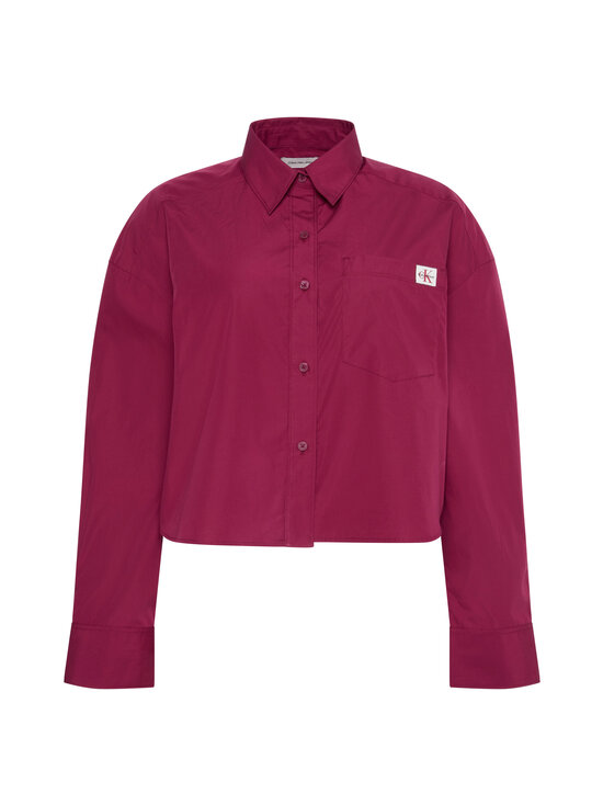 Calvin Klein Jeans - Poplīna īsais krekls - VG5 RHODODENDRON | Stockmann - photo 1