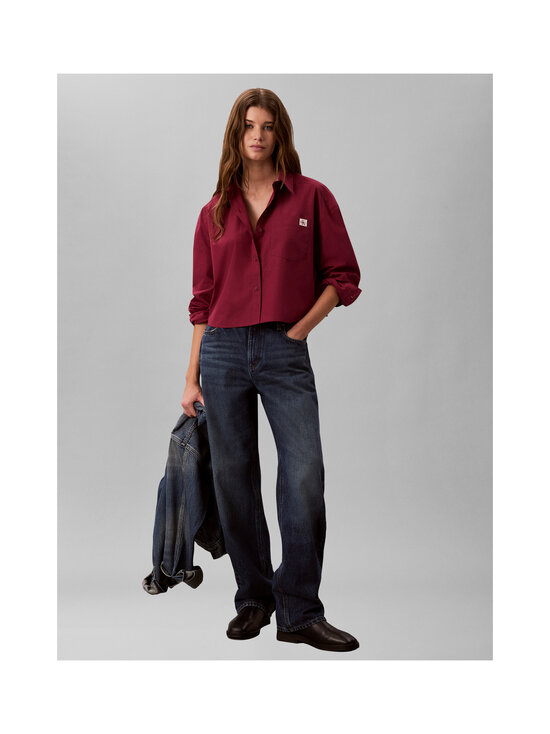 Calvin Klein Jeans - Poplīna īsais krekls - VG5 RHODODENDRON | Stockmann - photo 2