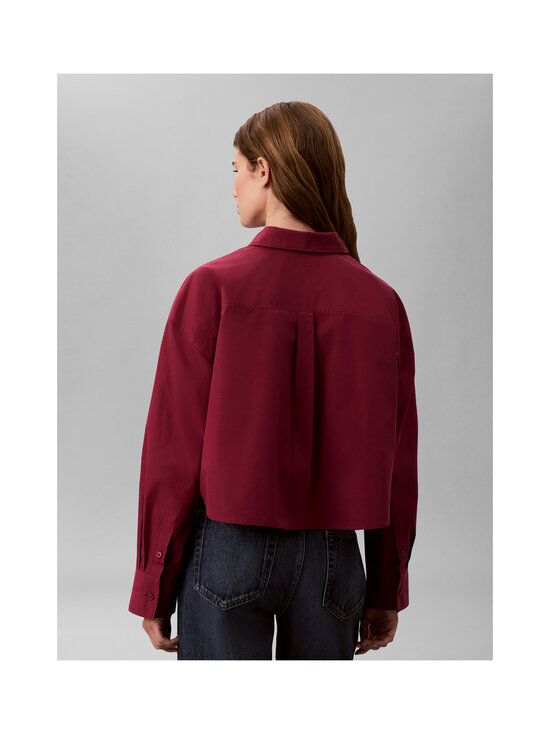 Calvin Klein Jeans - Poplīna īsais krekls - VG5 RHODODENDRON | Stockmann - photo 4