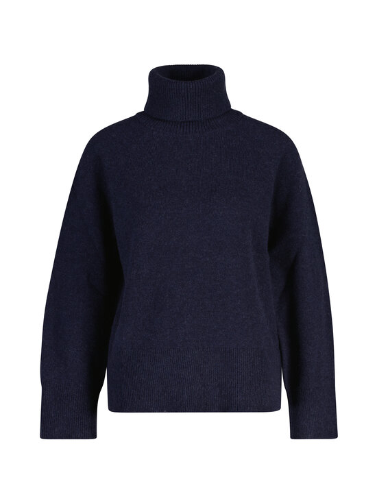 GANT - Vilnas-kašmira džemperis ar augstu apkakli - 433 EVENING BLUE | Stockmann - photo 1