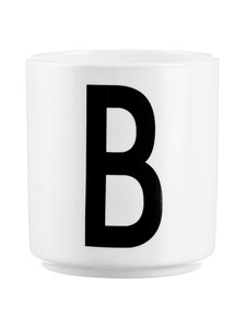 Design Letters - Letter mug, B - VALKOINEN/MUSTA | Stockmann