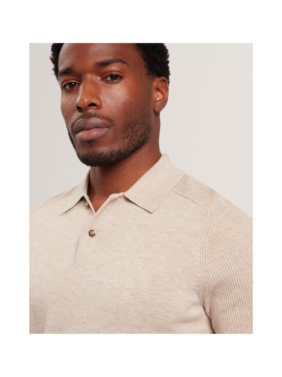 Ted Baker London - Otisoss Ribbed Raglan -pikeepaita - TAUPE | Stockmann - photo 4