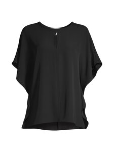 Joseph Ribkoff - Twill Poncho Keyhole -ponchoneule - 11 BLACK | Stockmann