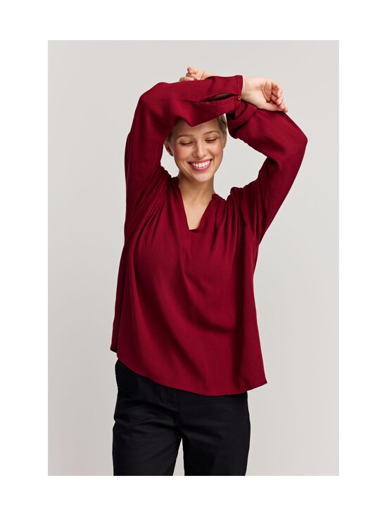 Makia - Pluus Heidi - 469 LINGONBERRY | Stockmann - photo 4