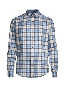 Olymp - Regular fit -ruudullinen flanellikauluspaita - 15 BLAU | Stockmann