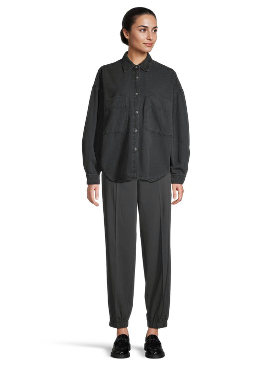 American Vintage - Chemise Ample -paita - BLACK BLACK | Stockmann - photo 2