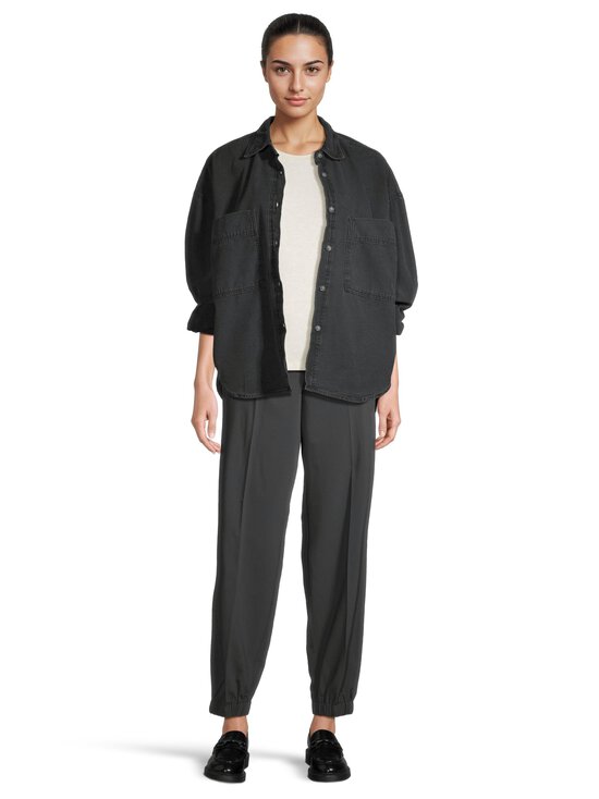 American Vintage - Chemise Ample -paita - BLACK BLACK | Stockmann - photo 4