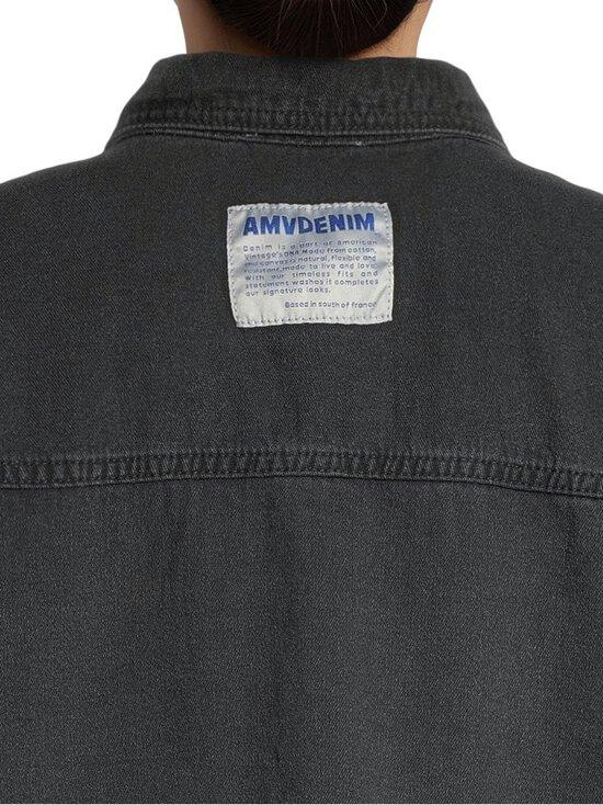 American Vintage - Chemise Ample -paita - BLACK BLACK | Stockmann - photo 6