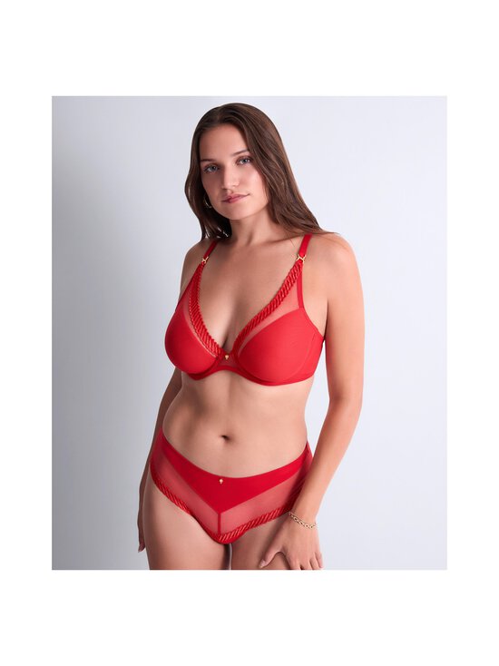 Aubade - Sheer Emotion Triangle - kaarituelliset rintaliivit - DIVA RED | Stockmann - photo 4