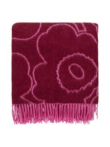Marimekko - Piirto Unikko -huopa - 330 BURGUNDY, FUCHSIA | Stockmann