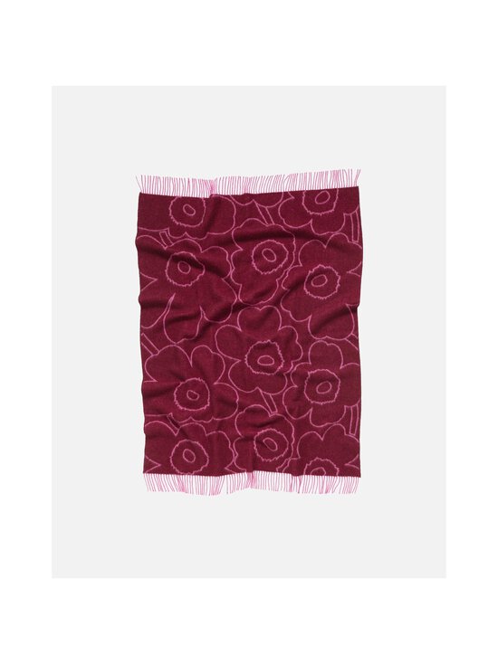 Marimekko - Piirto Unikko -huopa - 330 BURGUNDY, FUCHSIA | Stockmann - photo 2