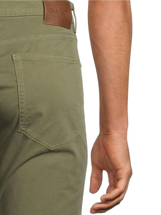 GANT - Teksapüksid Regular Desert - MOSS GREEN | Stockmann - photo 5