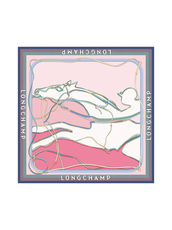 Longchamp - Soie-silkkihuivi 90 x 90 cm - M35 SHRIMP | Stockmann - photo 1