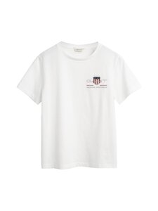 GANT - Regular Archive Shield t-paita - 110 WHITE GANT - Regular Archive Shield t-paita - 110 WHITE | Stockmann