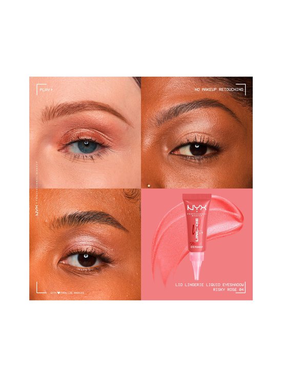 NYX Professional Makeup - Lid Lingerie Liquid Eyeshadow -luomiväri - 04 RISKY ROSE | Stockmann - photo 6