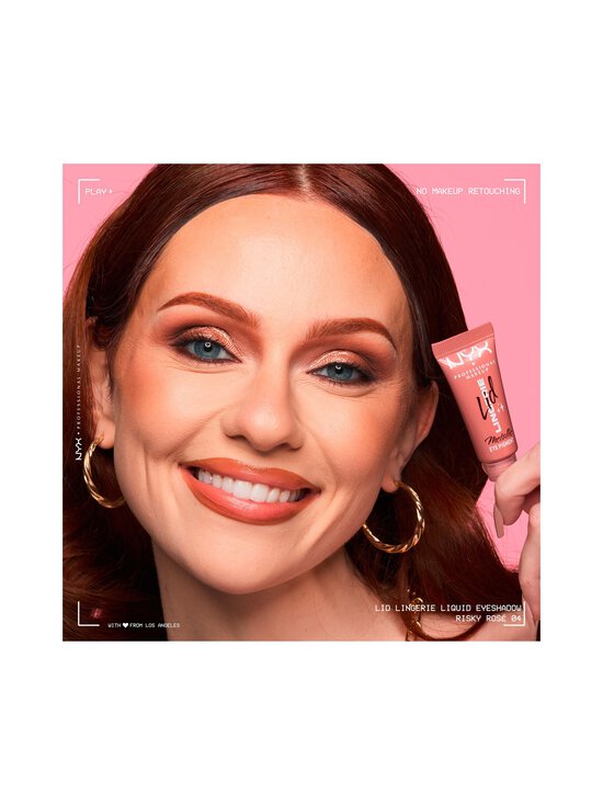 NYX Professional Makeup - Lid Lingerie Liquid Eyeshadow -luomiväri - 04 RISKY ROSE | Stockmann - photo 9