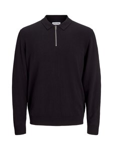 Jack & Jones - JJEEmil Polo Half Zip džemperis - BLACK Jack & Jones - JJEEmil Polo Half Zip džemperis - BLACK | Stockmann
