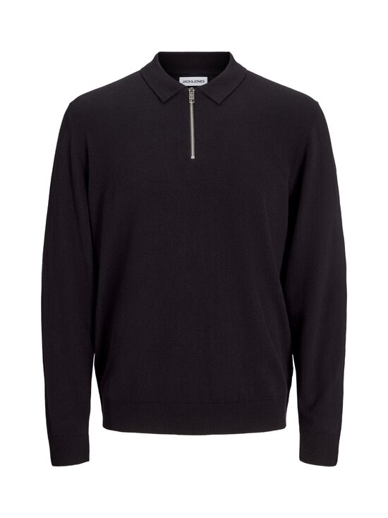 Jack & Jones - JjEemil Knit Polo -pikeeneule - BLACK - photo 1 Jack & Jones - JjEemil Knit Polo -pikeeneule - BLACK | Stockmann - photo 1