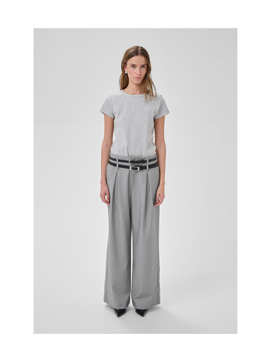 MY ESSENTIAL WARDROBE - Püksid MWHanna Luna High Wide - 170 LIGHT GREY MELANGE | Stockmann - photo 3