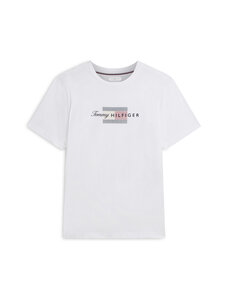 Tommy Hilfiger - T-särk Script Flag - YBR WHITE | Stockmann