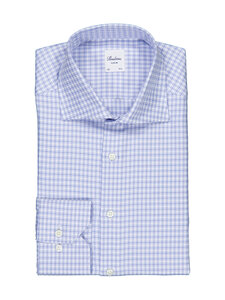 Stenströms - Slimline-kauluspaita - 113 LIGHT BLUE CHECK | Stockmann
