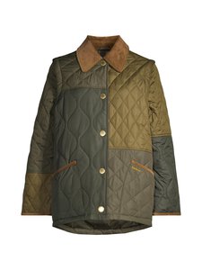 Barbour - Lorrie Short -tikkitakki - GN71 FERN LEAF/SAGE/LIGHT SAGE | Stockmann