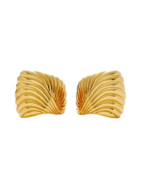 MISSOMA - Wavy Ridge Ripple Oversized -korvakorut - GOLD | Stockmann - photo 1