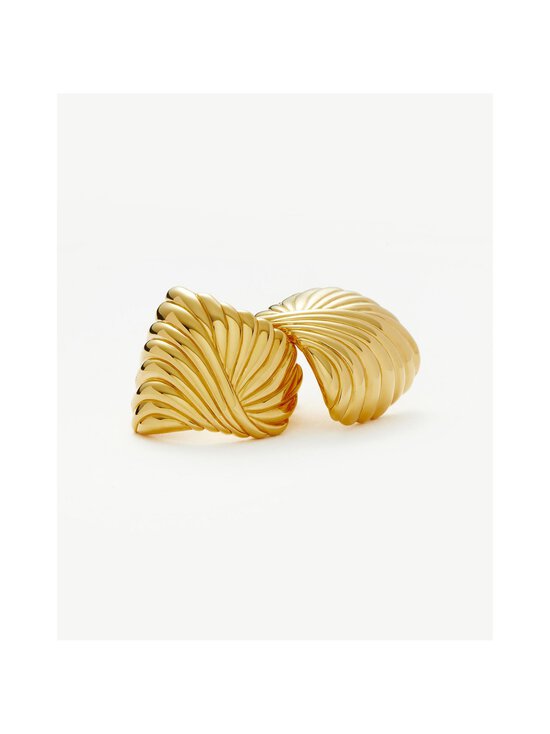 MISSOMA - Wavy Ridge Ripple Oversized -korvakorut - GOLD | Stockmann - photo 3