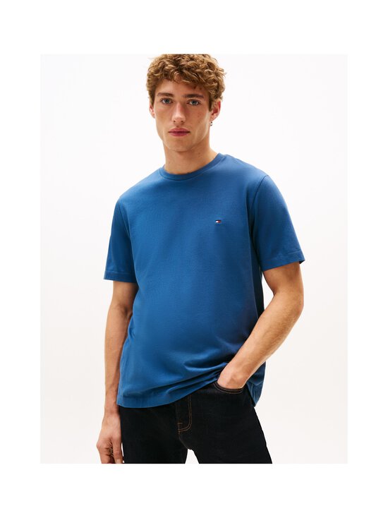Tommy Hilfiger - Regular Fit Solid -t-paita - DBZ AEGEAN SEA | Stockmann - photo 4