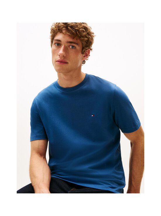 Tommy Hilfiger - Regular Fit Solid -t-paita - DBZ AEGEAN SEA | Stockmann - photo 5