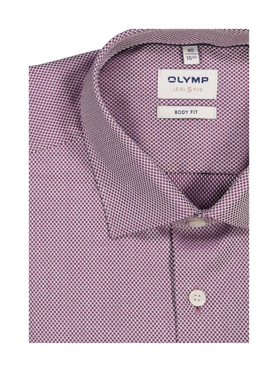 Olymp - Body Fit Level 5 Structure -kauluspaita - 98 AUBERGINE | Stockmann - photo 2