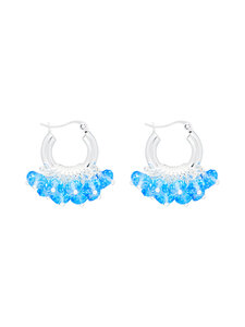 Annele - Aquamarine -korvakorut hopea - BLUE | Stockmann