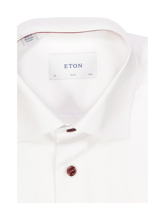 Eton - Triiksärk Slim Fit Plum Effect Signature Twill - 00 WHITE | Stockmann - photo 2