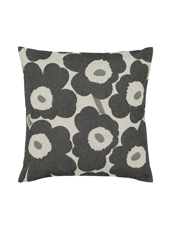 Marimekko - Pieni Unikko -tyynynpäällinen 47 x 47 cm - 198 OFF-WHITE, CHARCOAL, SAND | Stockmann - photo 1