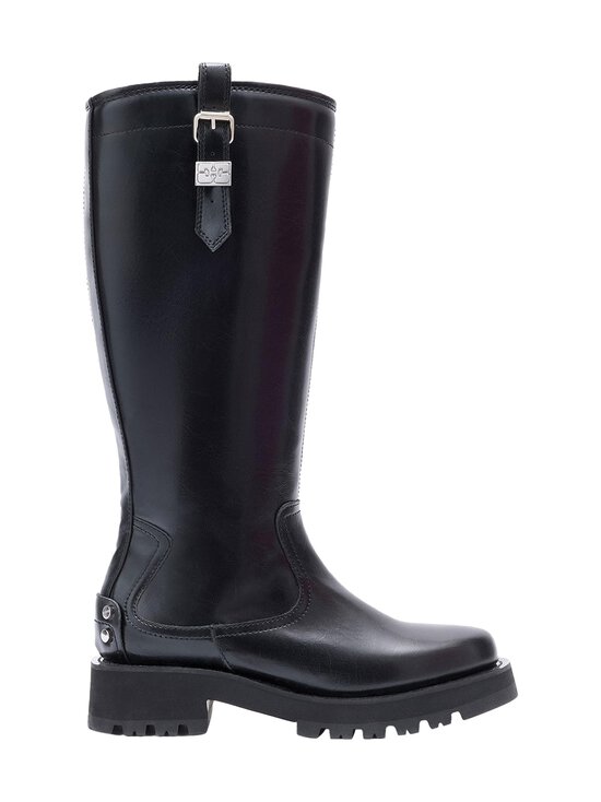 Studs High Boot Crinkle Oleatex -saappaat