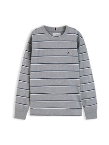 Tommy Hilfiger - Triibuline pluus - P7D MEDIUM GREY HEATHER | Stockmann