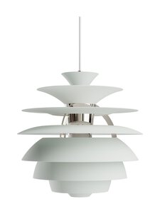 Louis Poulsen - PH Snowball -riippuvalaisin - DUSTY GREEN/HIGH LUSTRE CHROME PLATED | Stockmann