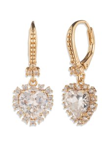 Marchesa - Heart Drop -korvakorut - 110 GLD/ CRY | Stockmann